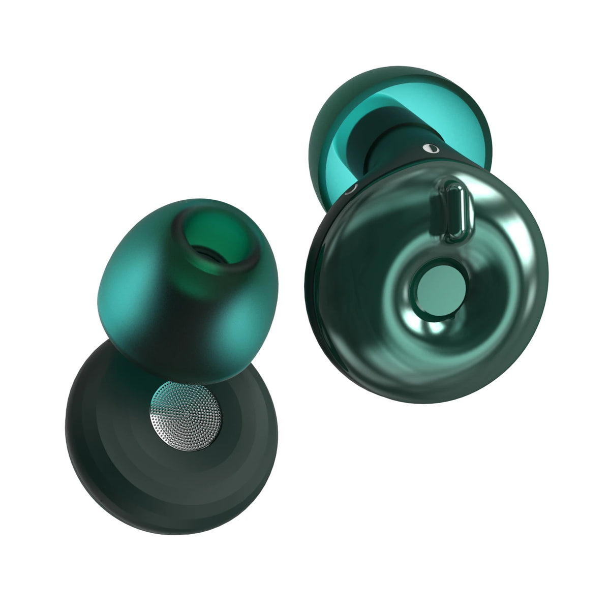 Noise-cancelling travel earbuds