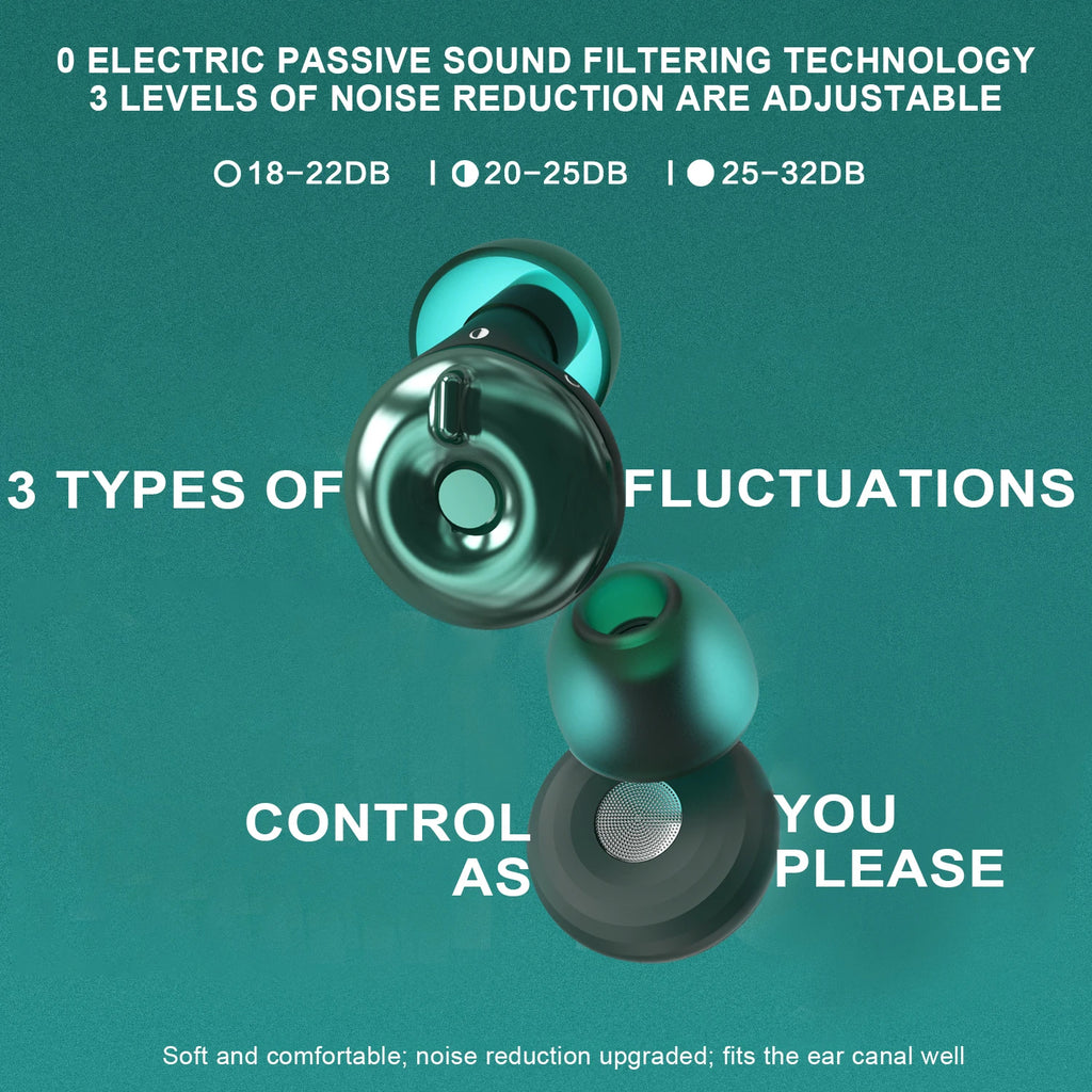 Noise-cancelling travel earbuds