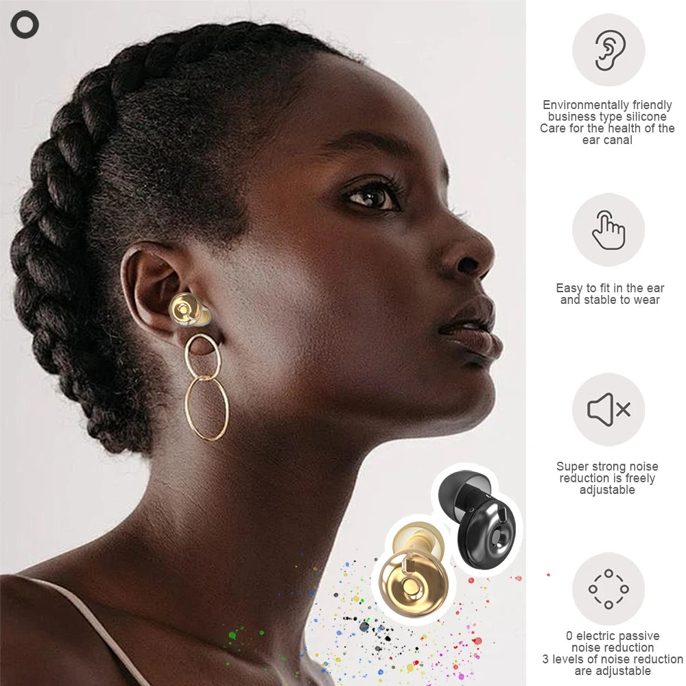 Noise-cancelling travel earbuds